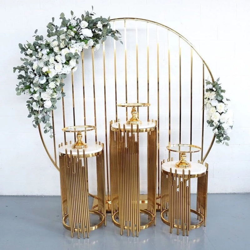 Stainless Steel Backdrop Stand - Gold
