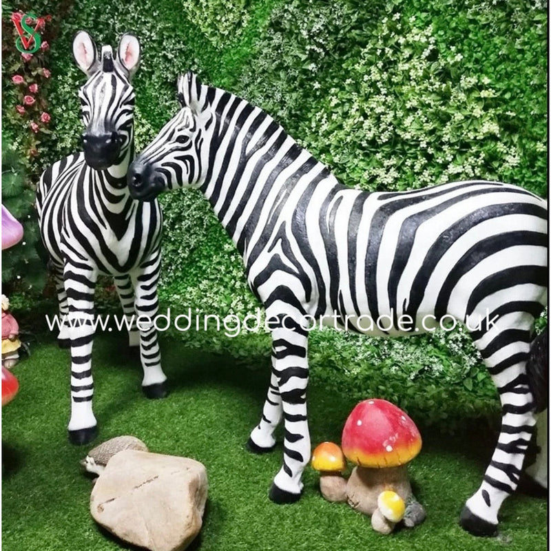 Zebra Animal Fibreglass Prop Set