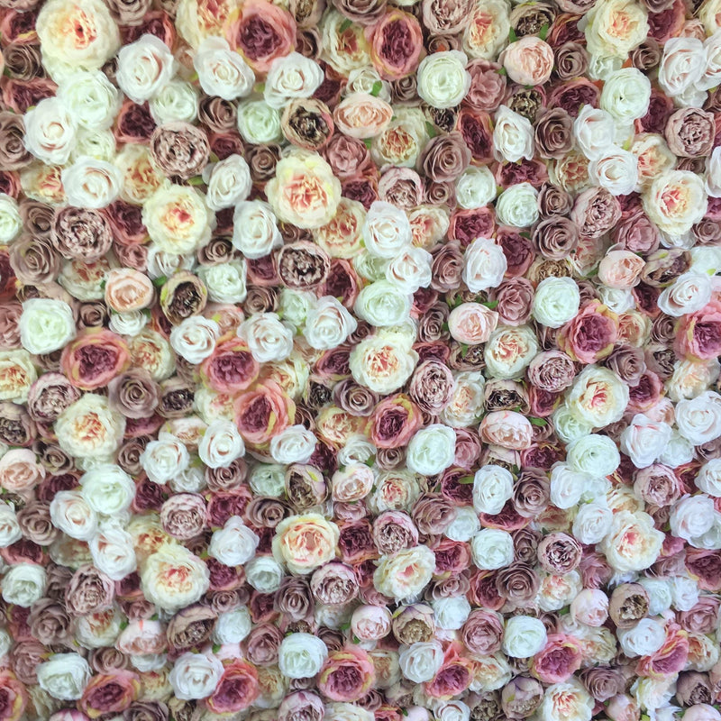 3D Pink Glamour Flower Wall