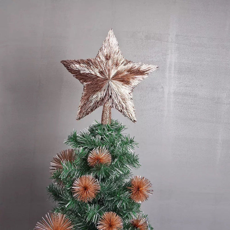 Rose Gold Luxury Christmas Tree Star / Topper - 25cm